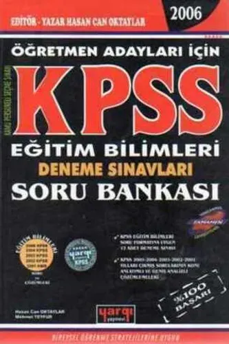 KPSS Eğitim Bilimleri Deneme Sınavları Soru Bankası