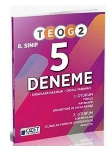 8. Sınıf TEOG-2 5 Deneme