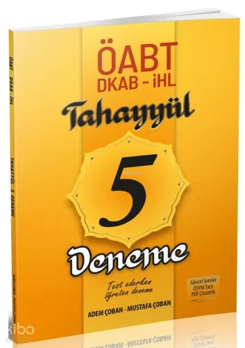 ÖABT Din Kültürü ve Ahlak Bilgisi 5 Deneme Çözümlü