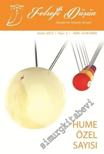 Felsefi Düşün Akademik Felsefe Dergisi - Dosya: David Hume Özel Sayısı - Sayı: 2      Nisan 2014