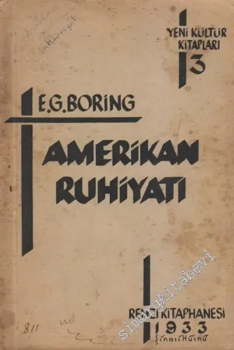 Amerikan Ruhiyatı -        1933