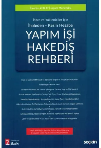 Yapım İşi Hakediş Rehberi