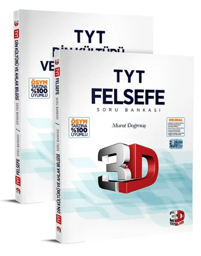 3D TYT Felsefe ve Din Kültürü Soru Bankası