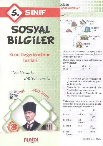 5. Sınıf Sosyal Bilgiler Konu Değerlendirme Testleri