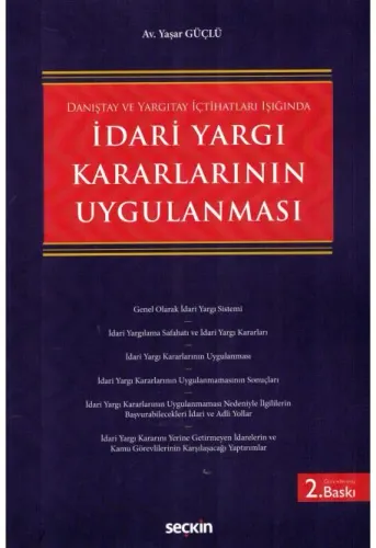 İdari Yargı Kararlarının Uygulanması