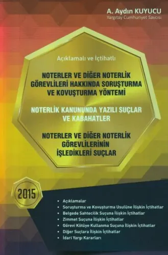 Noterlik Kanununda Yazılı Suçlar ve Kabahatlar