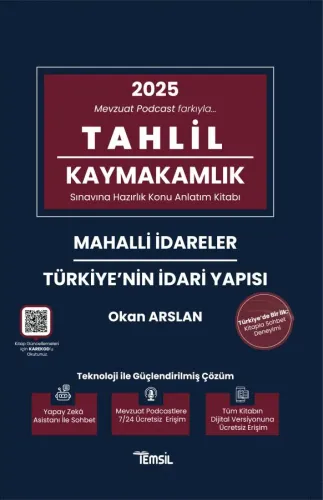 TAHLİL Mahalli İdareler ve Türkiye'nin İdari Yapısı Konu Anlatım Kitab