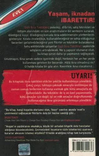 Gizli İkna Taktikleri Kevin Hogan Yakamoz Yayıncılık %53 indirimli