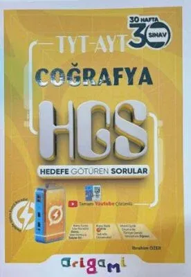 HGS TYT-AYT COĞRAFYA KONU SONU DENEMELERİ