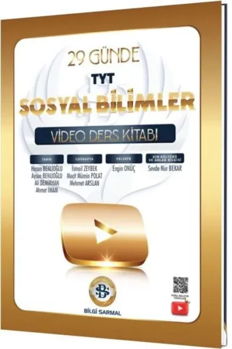 BİLGİ SARMAL TYT SOSYAL BİLGİLER 29 GÜNDE Video Ders Kitabı