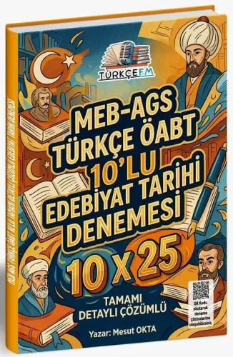Türkçe FM Yayınları ÖABT MEB-AGS Türkçe Öğretmenliği Edebiyat Tarihi 1