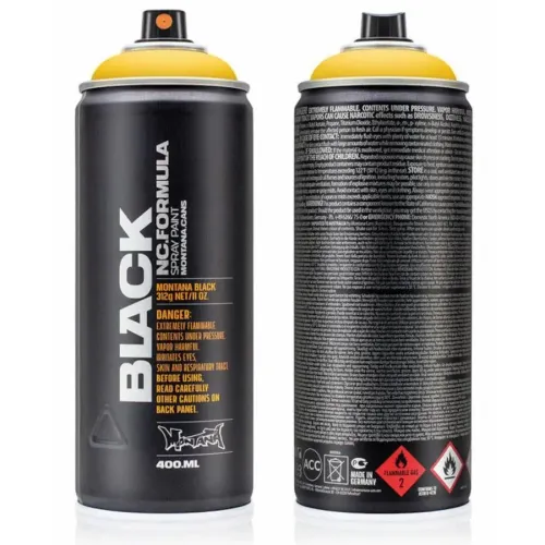 Montana Black Sprey Boya 400ml Yellow BLK1030