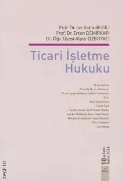 Ticari İşletme Hukuku Fatih Bilgili