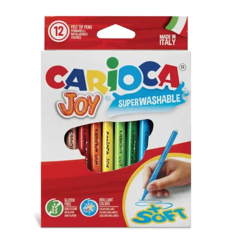 CARİOCA KEÇELİ BOYA YIKANABİLİR JOY 12 Lİ 40614