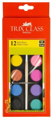 TRİX KARE SULU BOYA 12 li