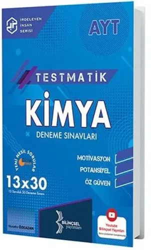AYT Testmatik Kimya Deneme Sınavları Bilinçsel Yayınları 9786057029003