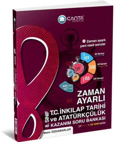 Çanta - 8.Sınıf T.C. İnkılap Tarihi ve Atatürkçülük Zaman Ayarlı Kazan