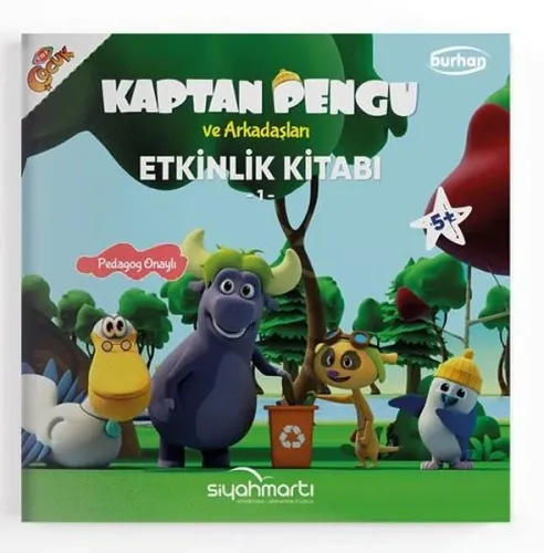 Kaptan Pengu ve Arkadaşları - Etkinlik Kitabı (5+ Yaş)