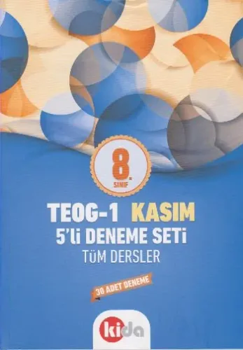 8. Sınıf TEOG-1 Kasım 5'li Deneme Seti; Tüm Dersler