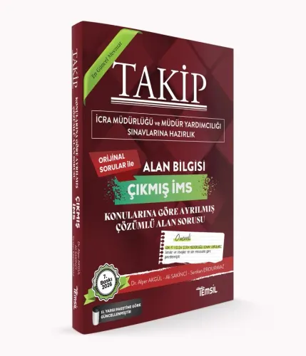 TAKİP İcra Müdürlüğü Çıkmış Soru Bankası