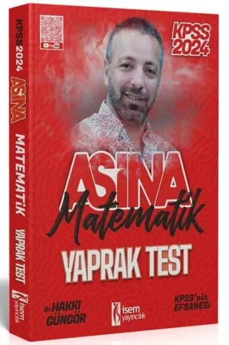İsem Yayıncılık 2024 Kpss Aşina Matematik Çek-Kopart Yaprak Test