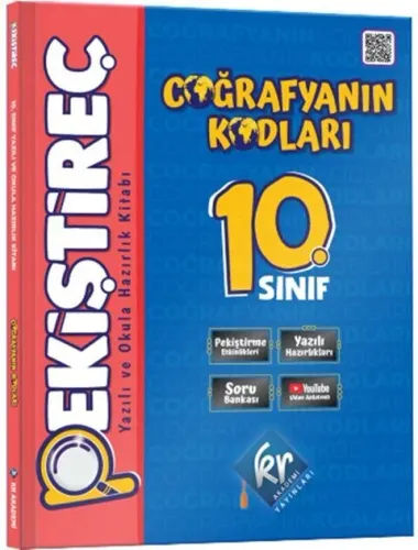 KR Akademi 10. Sınıf Coğrafyanın Kodları Pekiştireç Yazılı ve Okula Hazırlık Kitabı