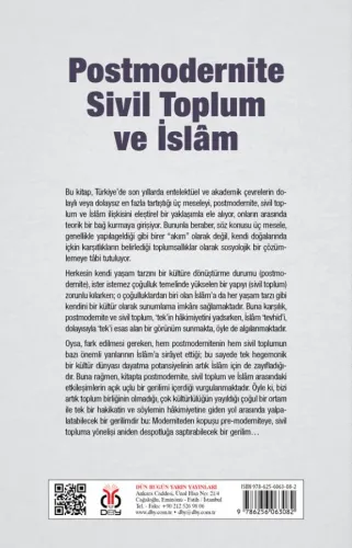 Postmodernite, Sivil Toplum ve İslâm Ali Yaşar Sarıbay Postmodernite, Sivil Toplum ve İslâm Ali Yaşar Sarıbay