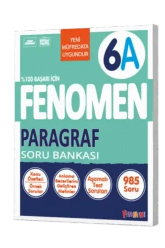 FENOMEN 6.SINIF PARAGRAF - A - SORU BANKASI