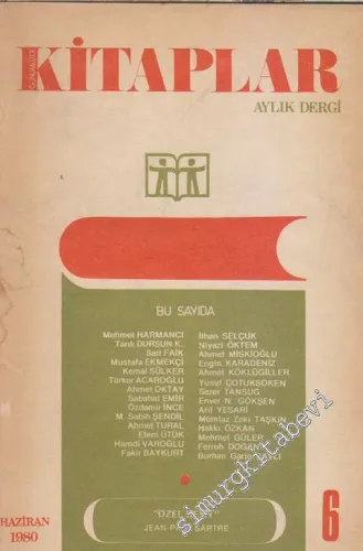 Günümüzde Kitaplar Aylık Dergi - Özel Kesit: Jean - Paul Sartre - Sayı: 6      Haziran
