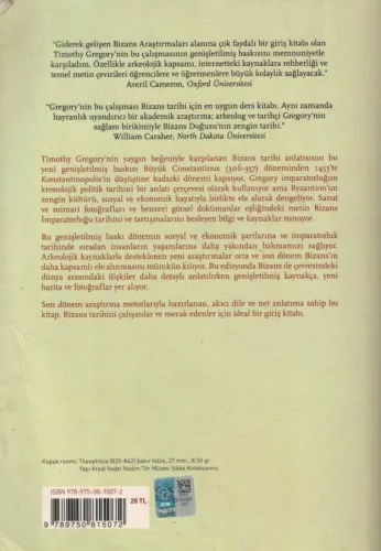 Bizans Tarihi Timothy E. Gregory Yapı Kredi Yayınları %62 indirimli