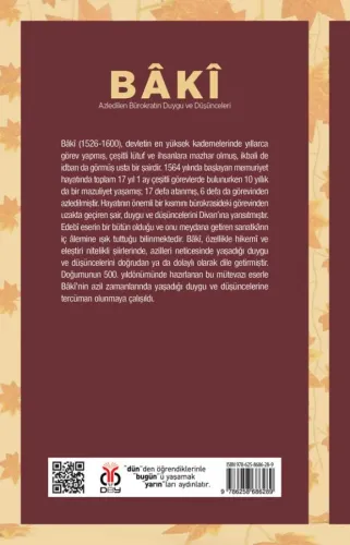 Bâkî: Azledilen Bürokratın Duygu ve Düşünceleri Kaplan Üstüner Bâkî: Azledilen Bürokratın Duygu ve Düşünceleri Kaplan Üstüner