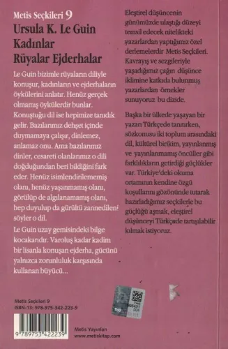 Kadınlar Rüyalar Ejderhalar Ursula K.Leguin Metis Yayınları %51 indiri