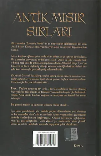 Antik Mısır Sırları Ergun Candan Sınır Ötesi %40 indirimli