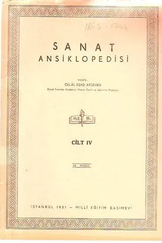 Sanat Ansiklopedisi 1951 / XX. Fasikül