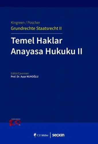 Kingreen/Poscher – Grundrechte Staatsrecht II Temel Haklar, Anayasa Hukuku II