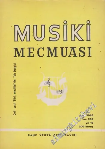 Musiki Mecmuası - Sayı: 203    16  Ocak