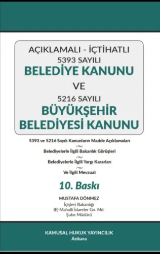 Belediye Kanunu ve Büyükşehir Belediyesi Kanunu