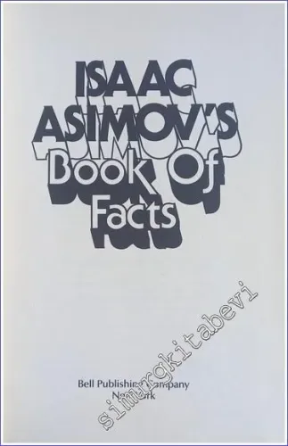 Isaac Asimov's Book Of Facts -