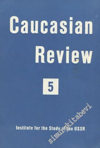 Caucasian Review 5 - Sayı:5, Yıl: 1957       1957