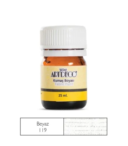 Artdeco Kumaş Boyası 25ml Beyaz 119