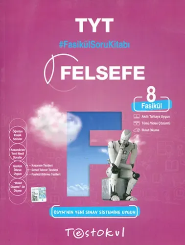 TEST OKUL FASİKÜL SORU KİTABI TYT FELSEFE (8 FASİKÜL)