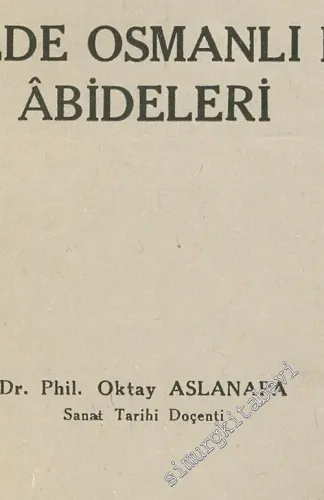 Edirne'de Osmanlı Devri Abideleri -        1949
