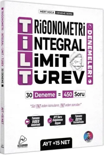 Mert Hoca AYT TİLT Denemeleri - Trigonometri İntegral Limit Türev 30'lu Deneme