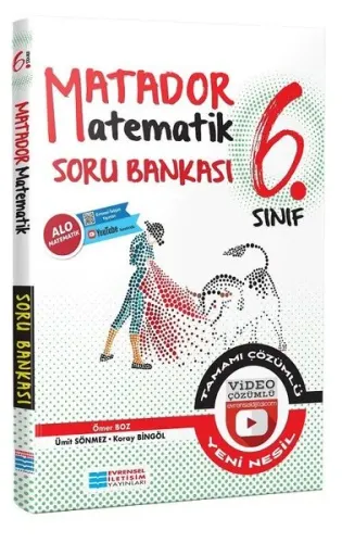 6.Sınıf Matematik Matador Video Çözümlü Soru Bankası