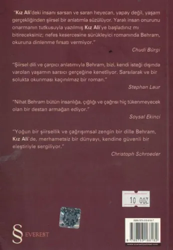 Kız Ali Nihat Behram Everest Yayınları %71 indirimli