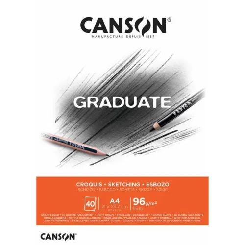 CANSON GRADUATE 40S A4 96G Eskiz Defteri