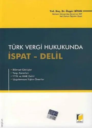 Türk Vergi Hukukunda İspat- Delil