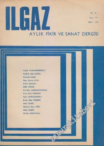 Ilgaz Aylık Fikir ve Sanat Dergisi - Cumhuriyet Türkçesi Özel Sayısı - Sayı: 144    12  Eylül