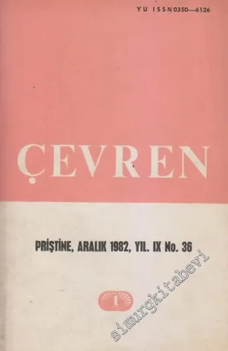Çevren - Toplum, Bilim, Yazın ve Sanat Dergisi - Sayı: 36    Yıl: 9  Aralık