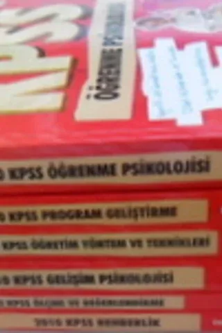 KPSS Eğitim Bilimleri Seti (6 Adet)